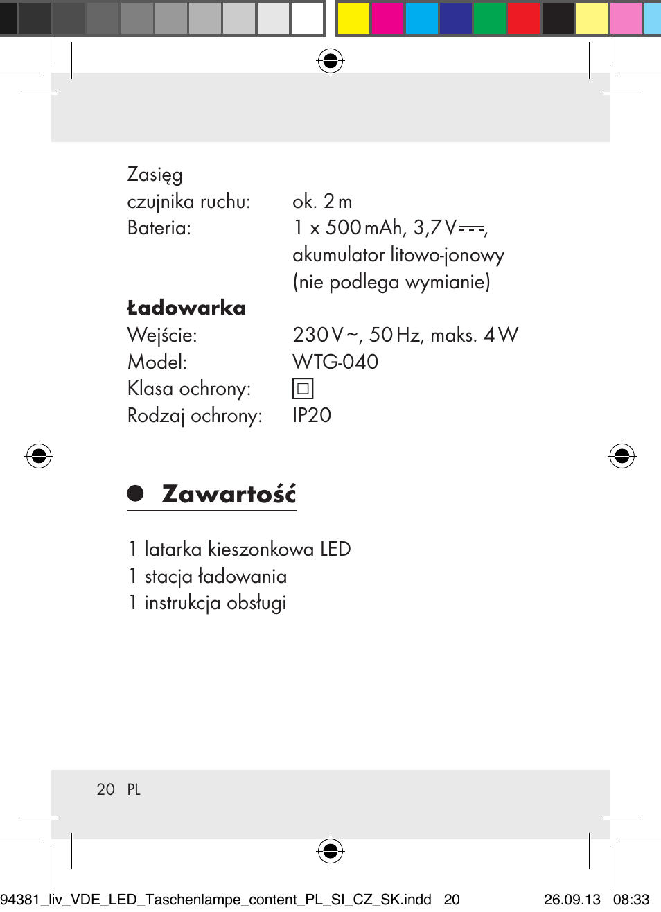 Zawartość | Livarno Z31330-BS User Manual | Page 20 / 80