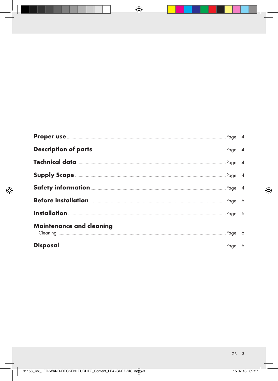 Livarno Z31667A, Z31667B User Manual | Page 3 / 29