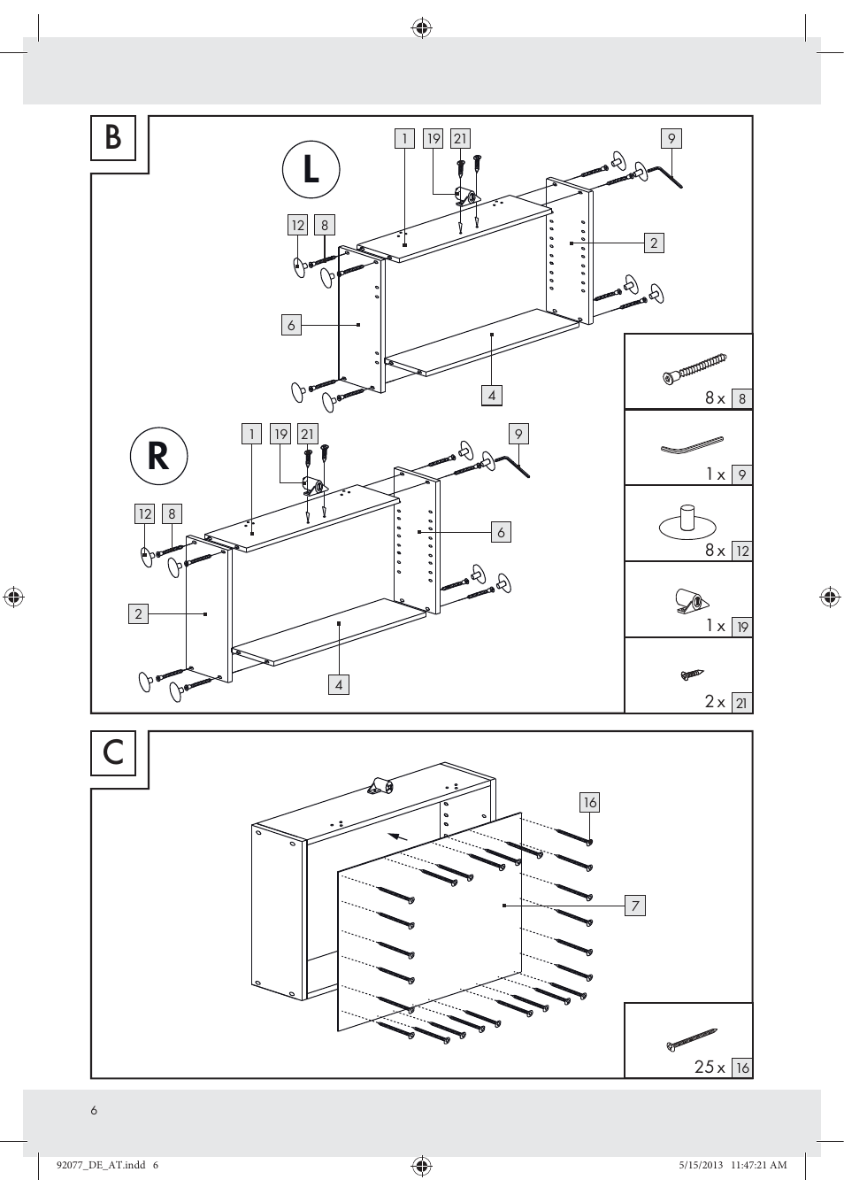 Livarno Z30956 User Manual | Page 6 / 9