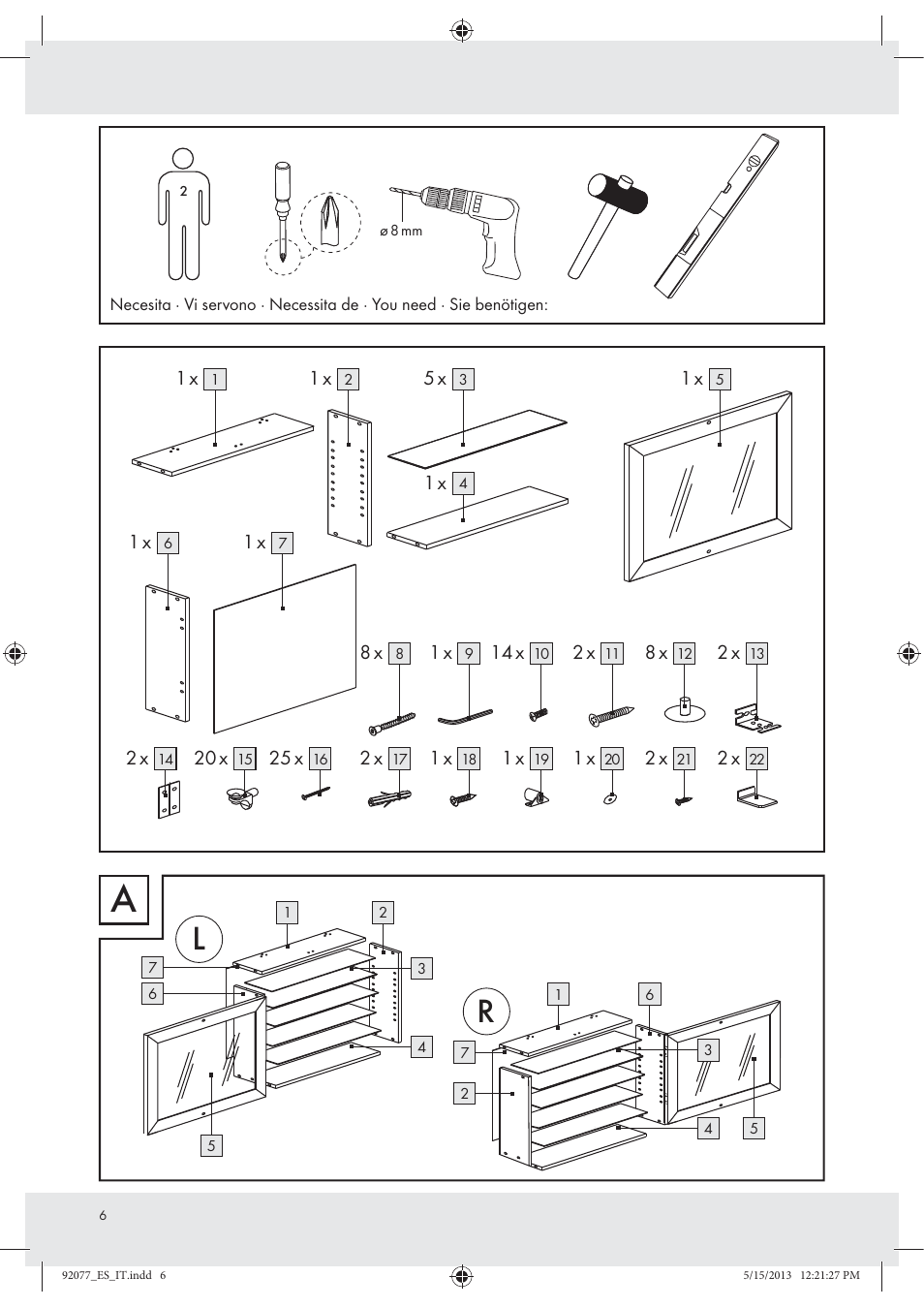 Livarno Z30956 User Manual | Page 6 / 10