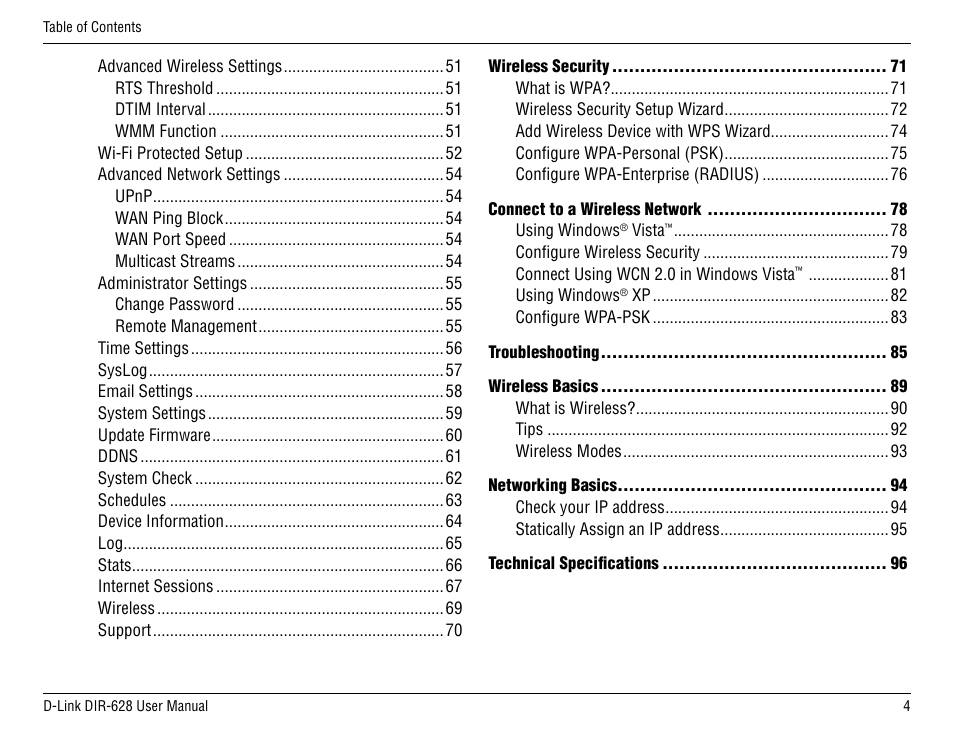 D-Link DIR-68 User Manual | Page 4 / 98