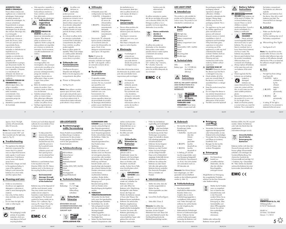 Livarno Z31064 / Z31064A User Manual | Page 2 / 2