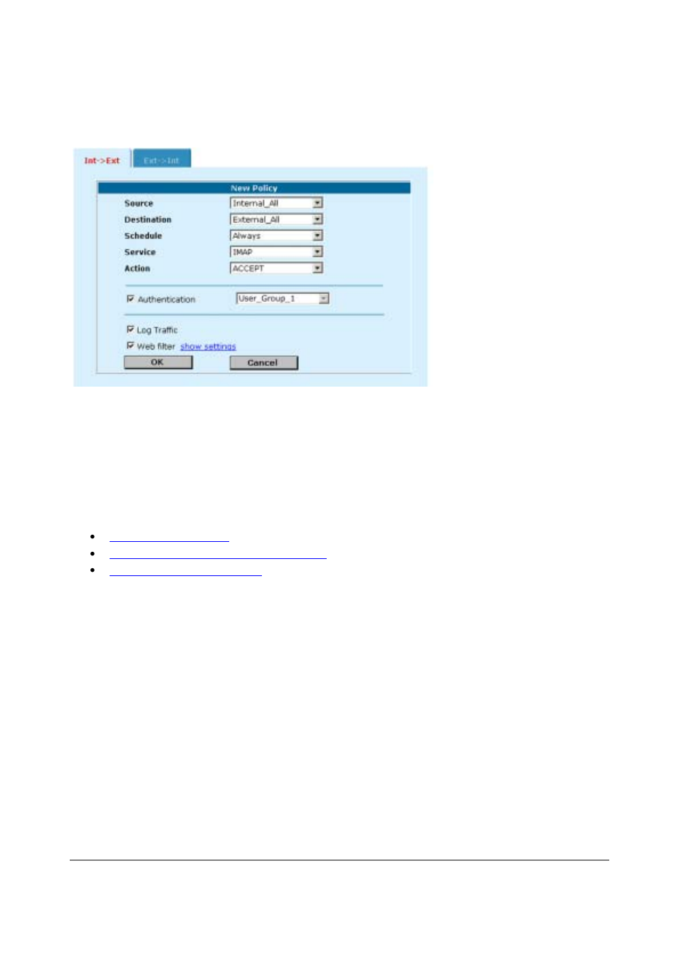 Configuring policy lists, Policy matching in detail | D-Link DFL-500 User Manual | Page 29 / 122