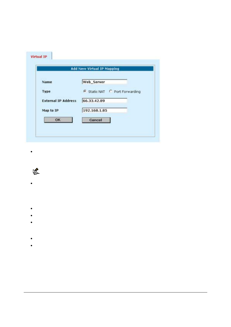 Using port forwarding virtual ips | D-Link DFL-500 User Manual | Page 37 / 122
