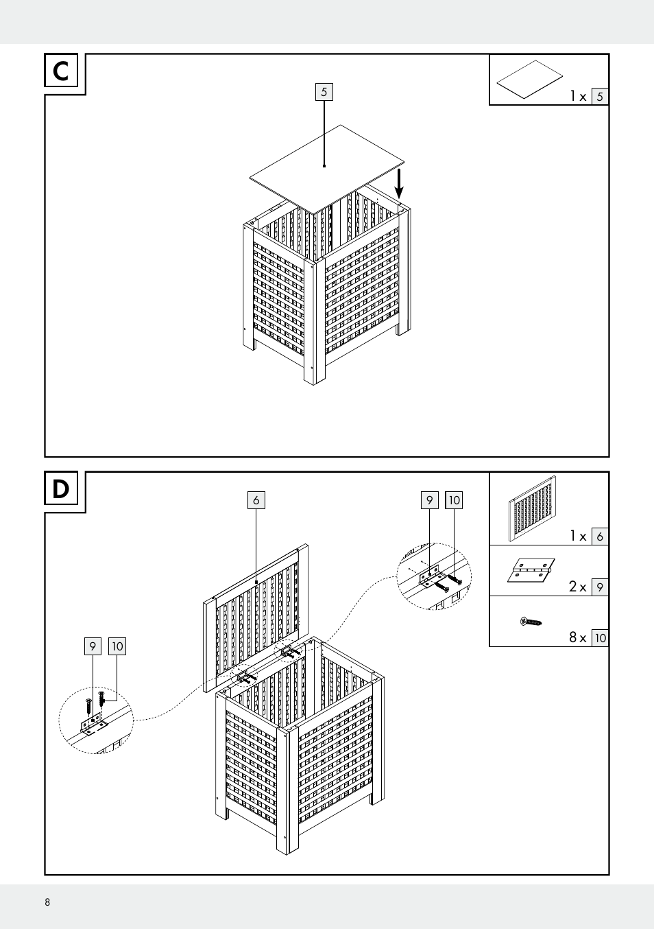 Livarno Z30337 User Manual | Page 8 / 10