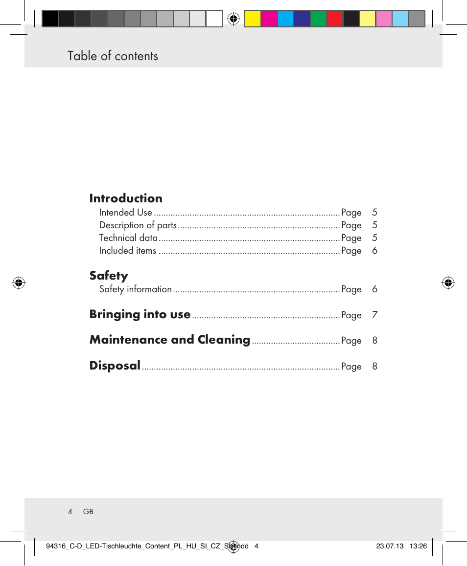Livarno Z31303C-BS/Z31303D-BS User Manual | Page 4 / 43