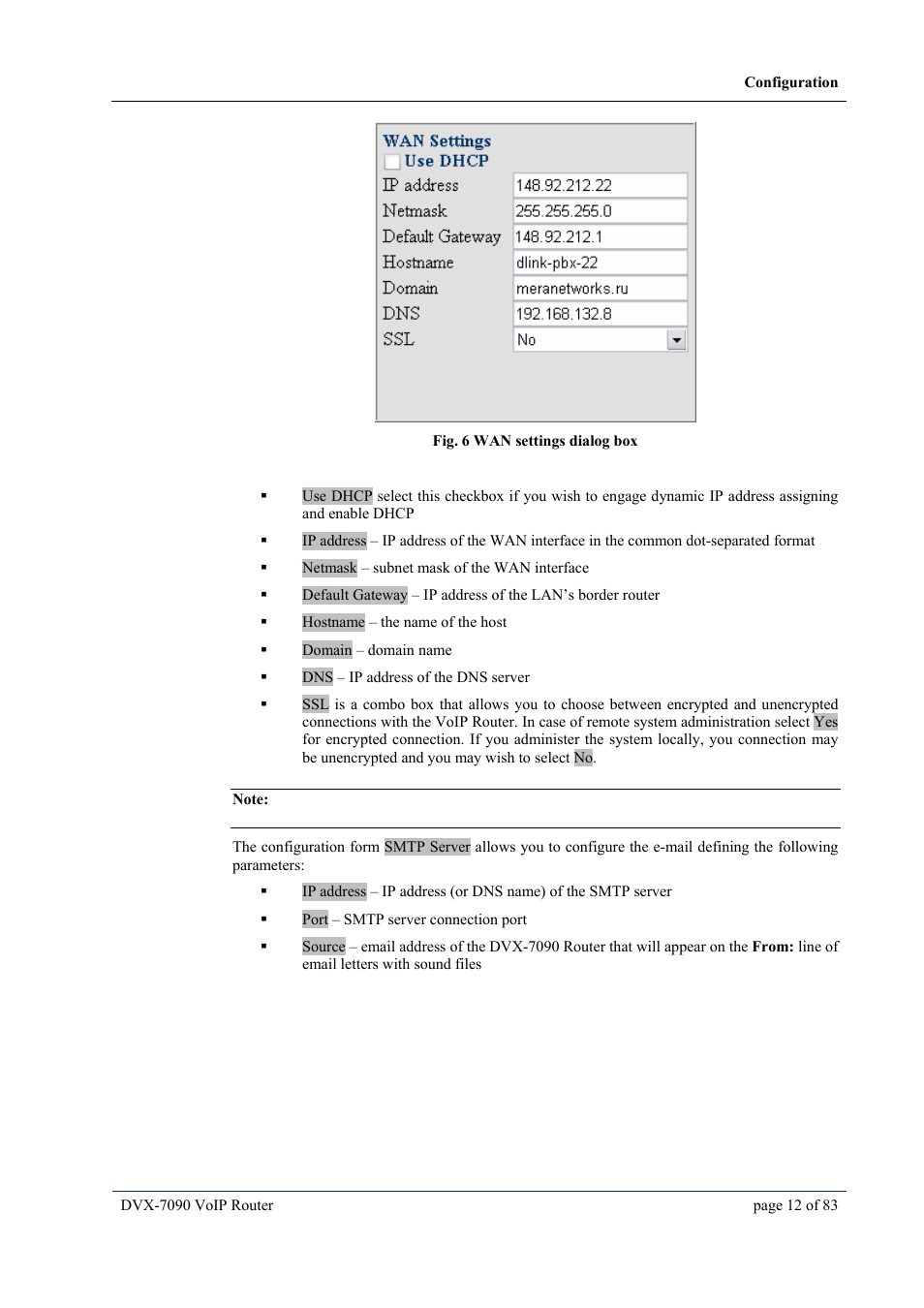 D-Link VOIP DVX-7090 User Manual | Page 12 / 83