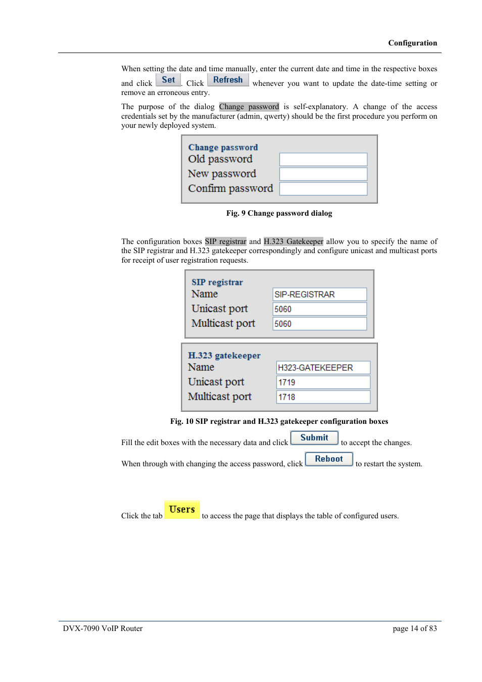 2 configuring user endpoints, Onfiguring user endpoints | D-Link VOIP DVX-7090 User Manual | Page 14 / 83