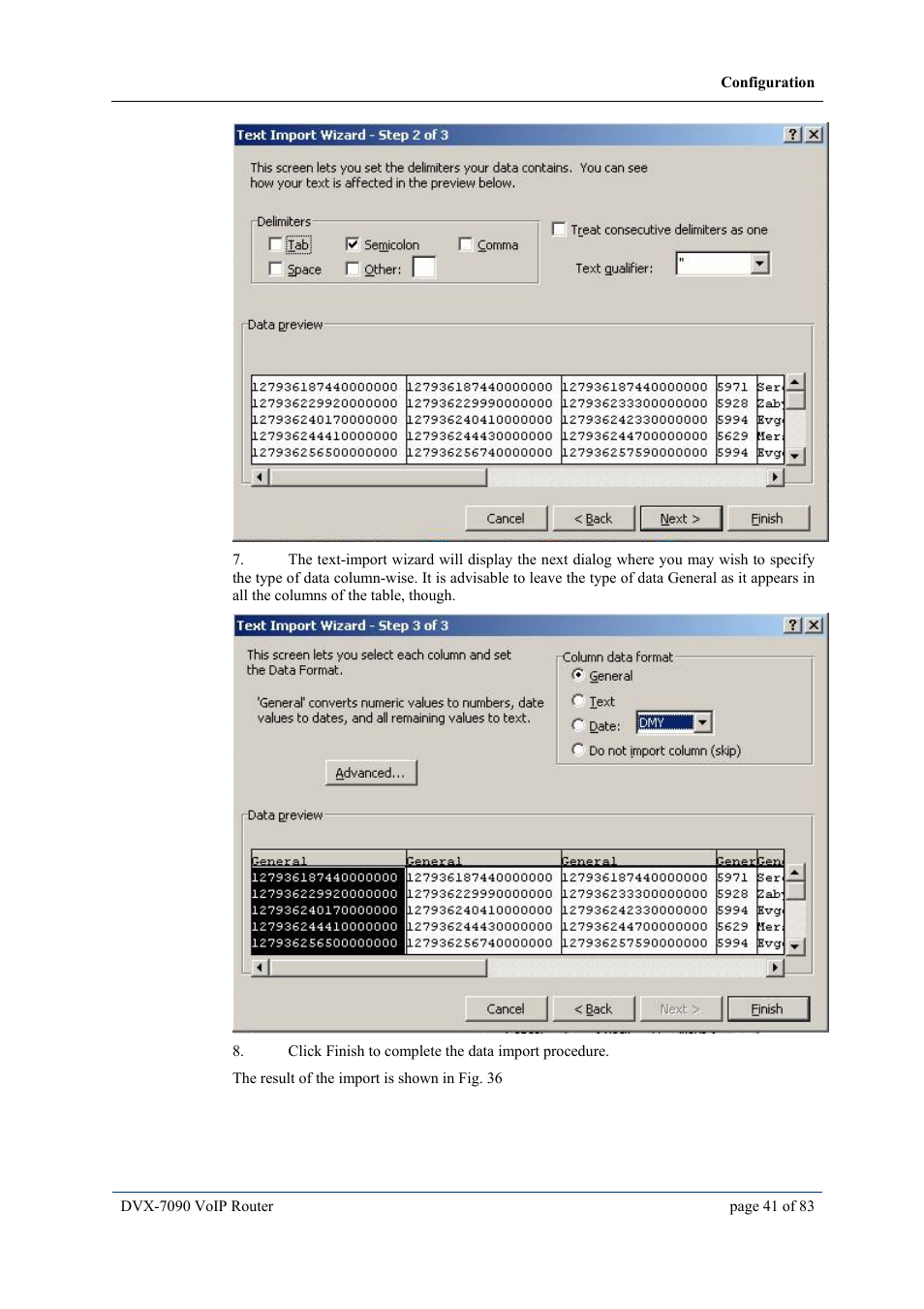 D-Link VOIP DVX-7090 User Manual | Page 41 / 83