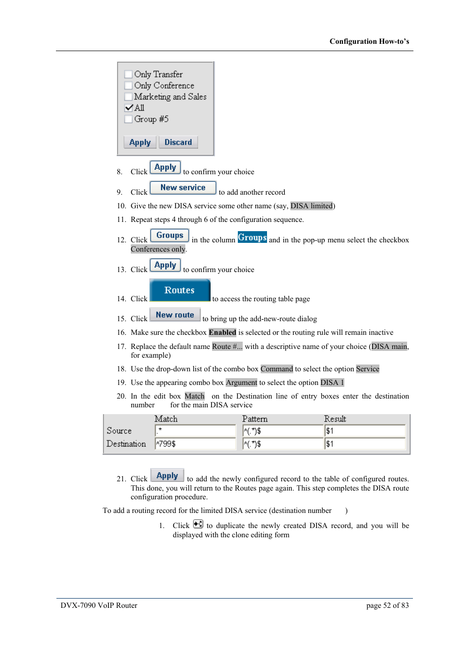 D-Link VOIP DVX-7090 User Manual | Page 52 / 83