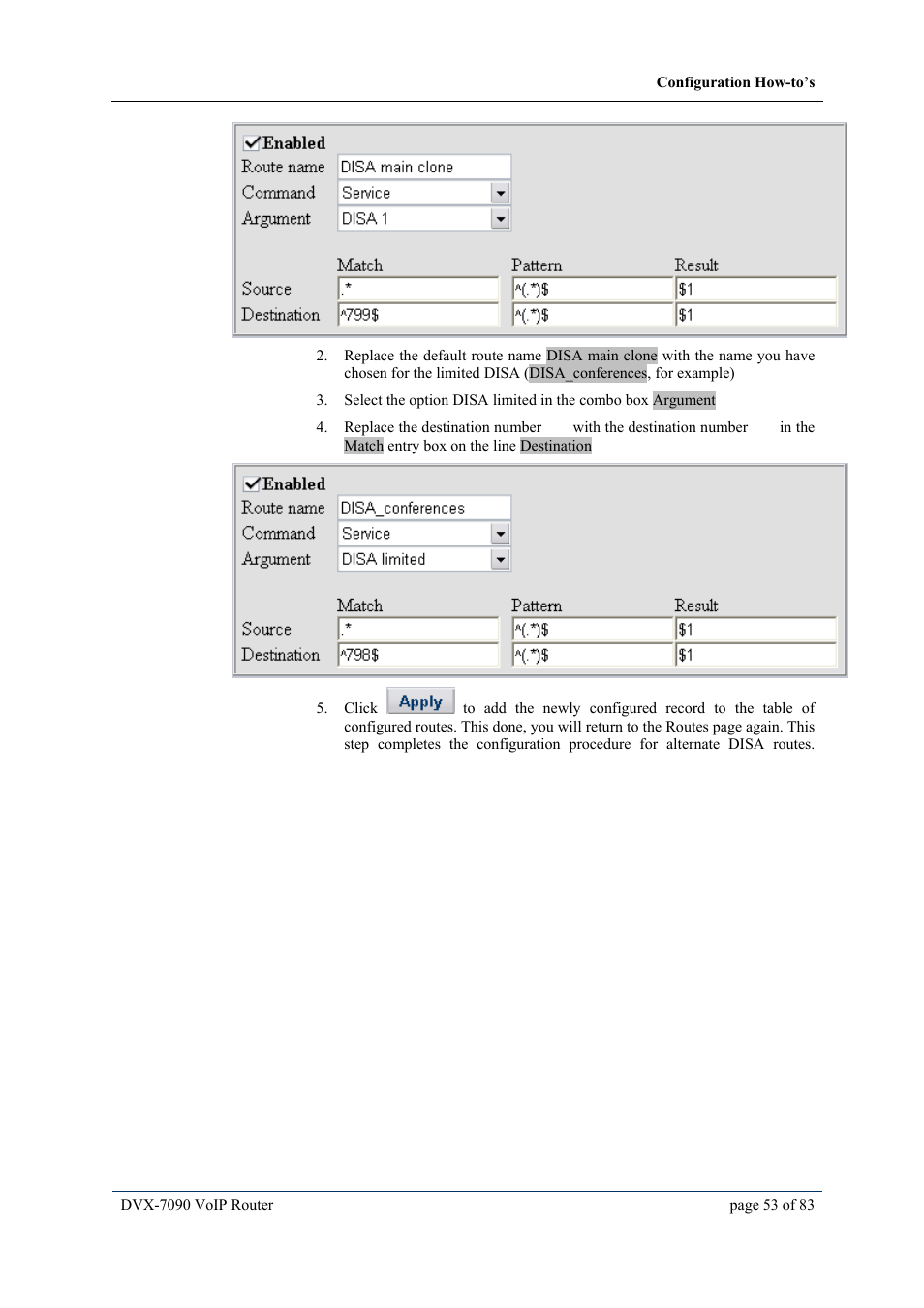 D-Link VOIP DVX-7090 User Manual | Page 53 / 83