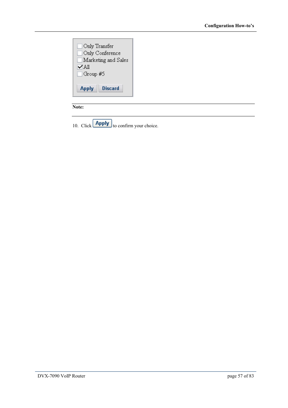 D-Link VOIP DVX-7090 User Manual | Page 57 / 83