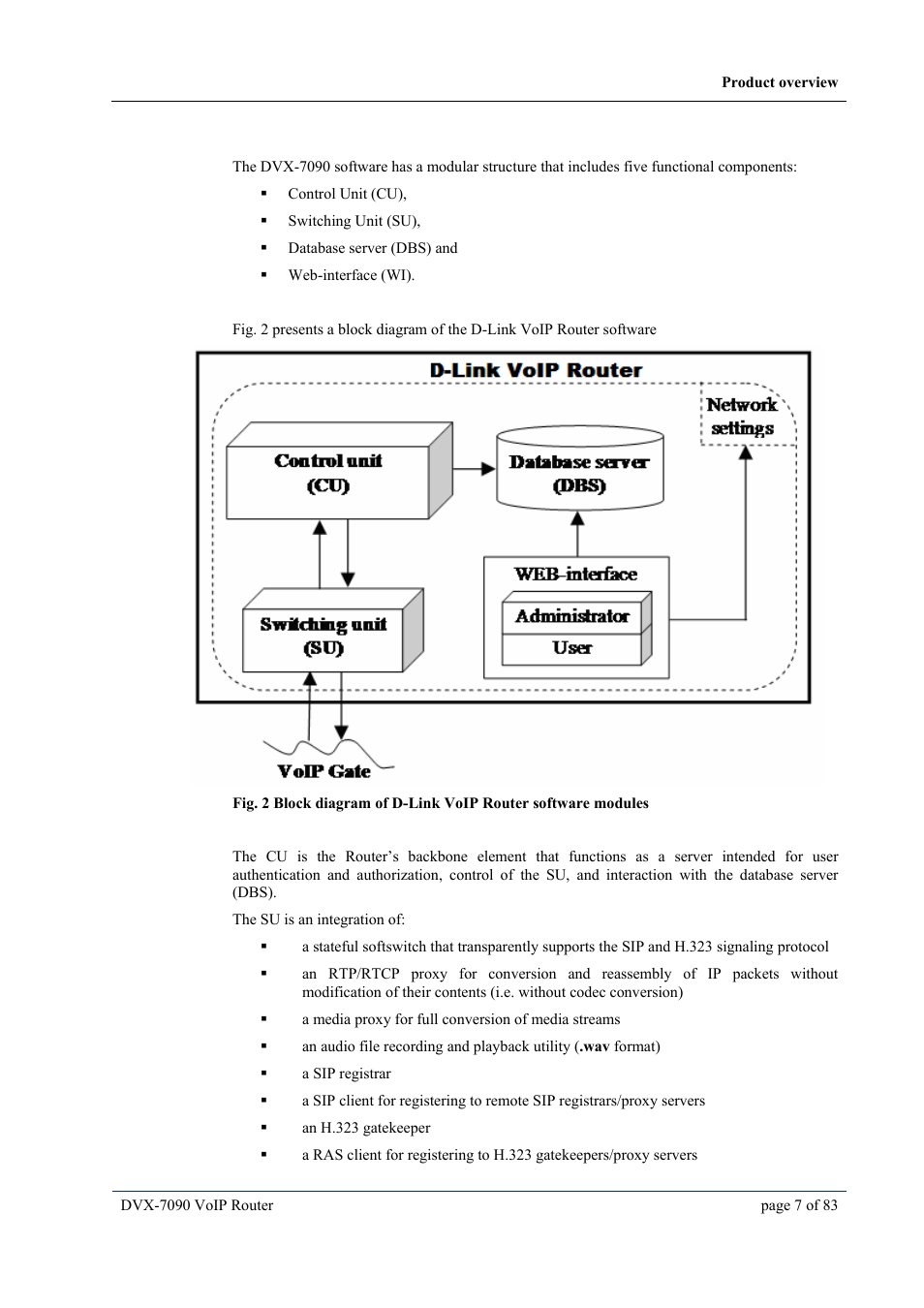 2 software, Oftware | D-Link VOIP DVX-7090 User Manual | Page 7 / 83