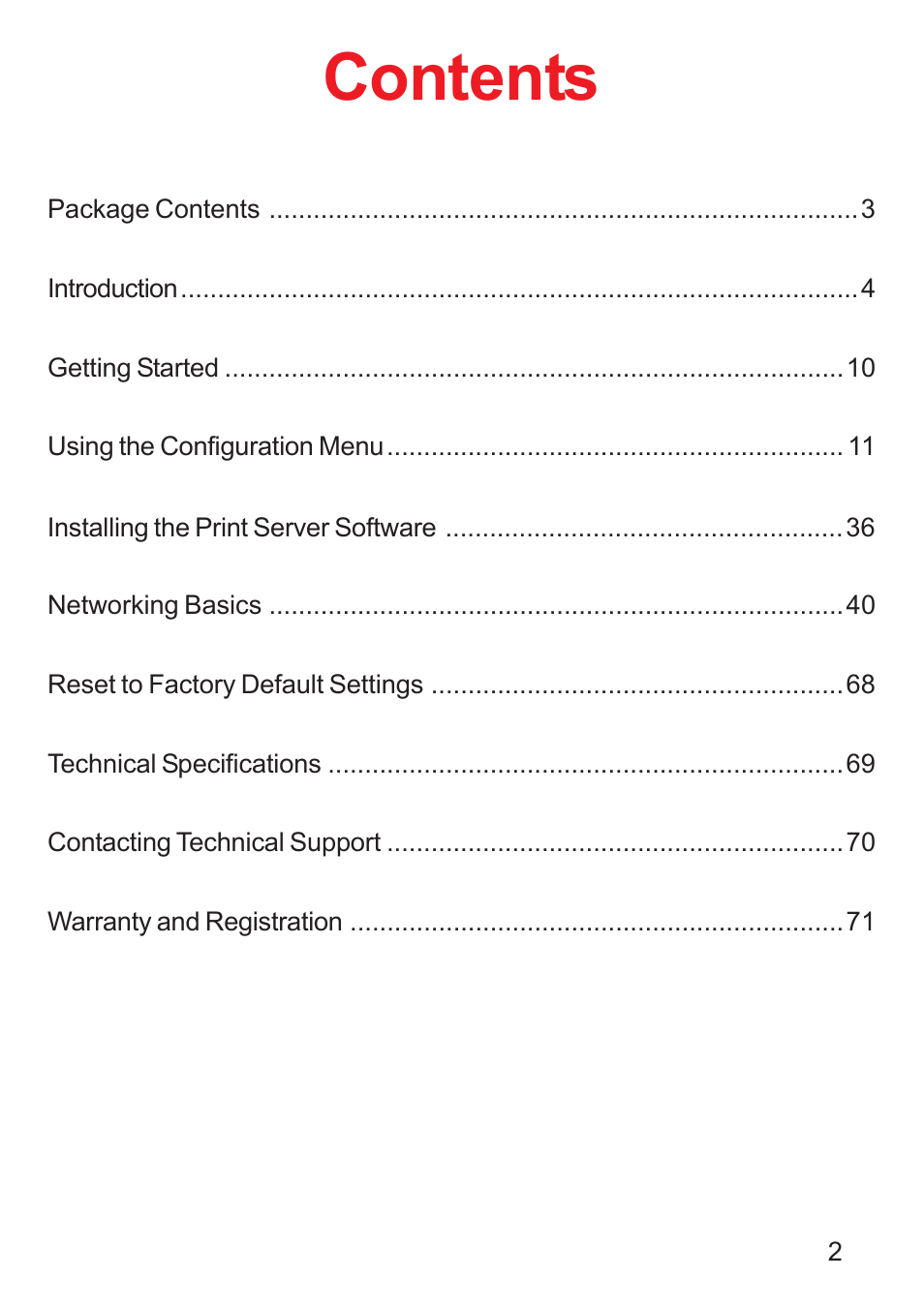 D-Link DI-707P User Manual | Page 3 / 75
