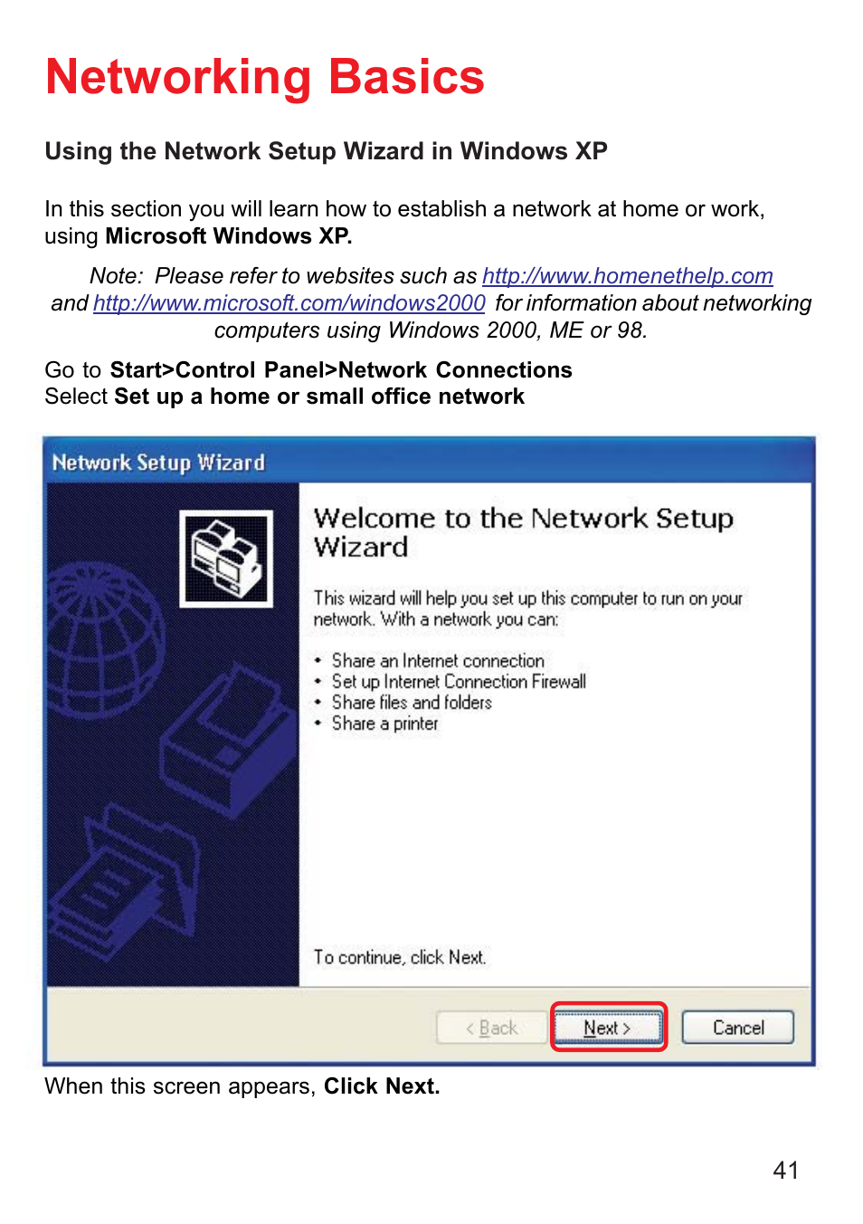 Networking basics | D-Link DI-707P User Manual | Page 42 / 75