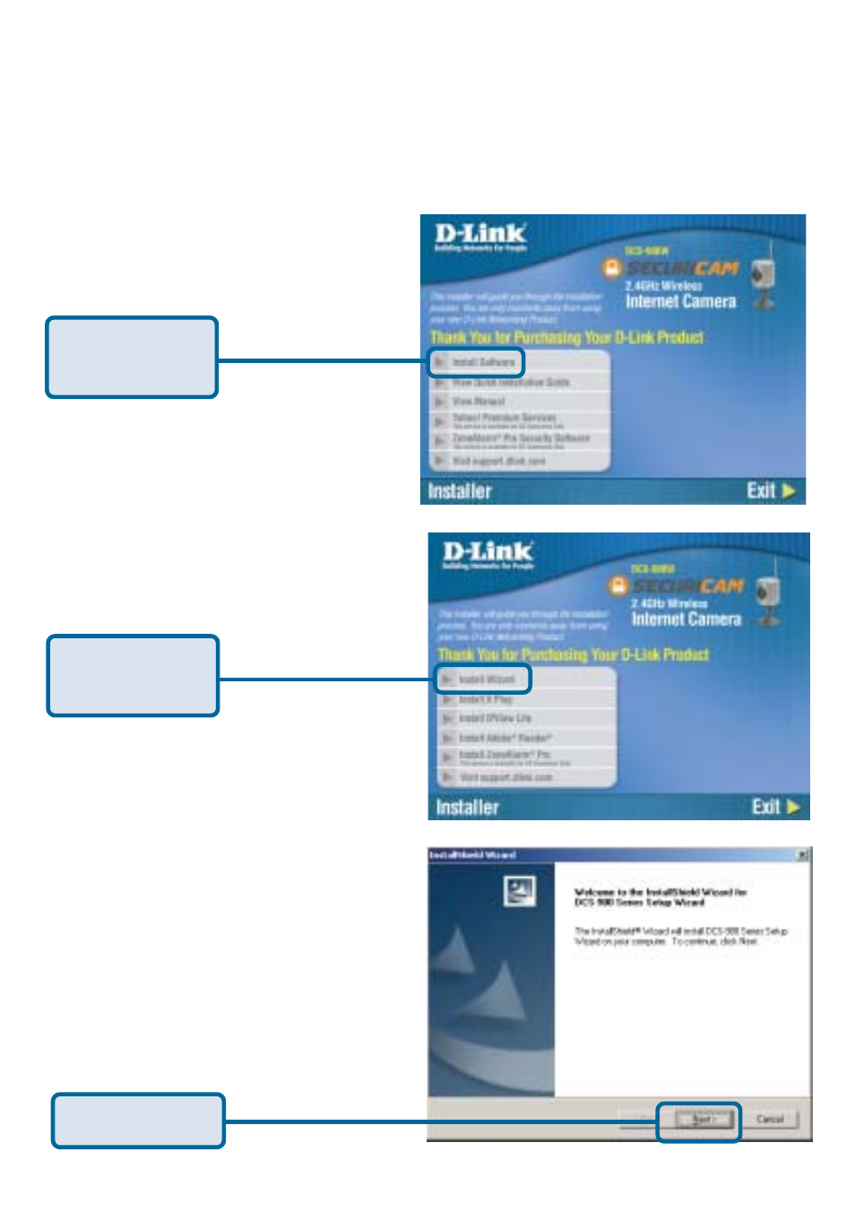 Using the setup wizard | D-Link DCS-900W User Manual | Page 11 / 98