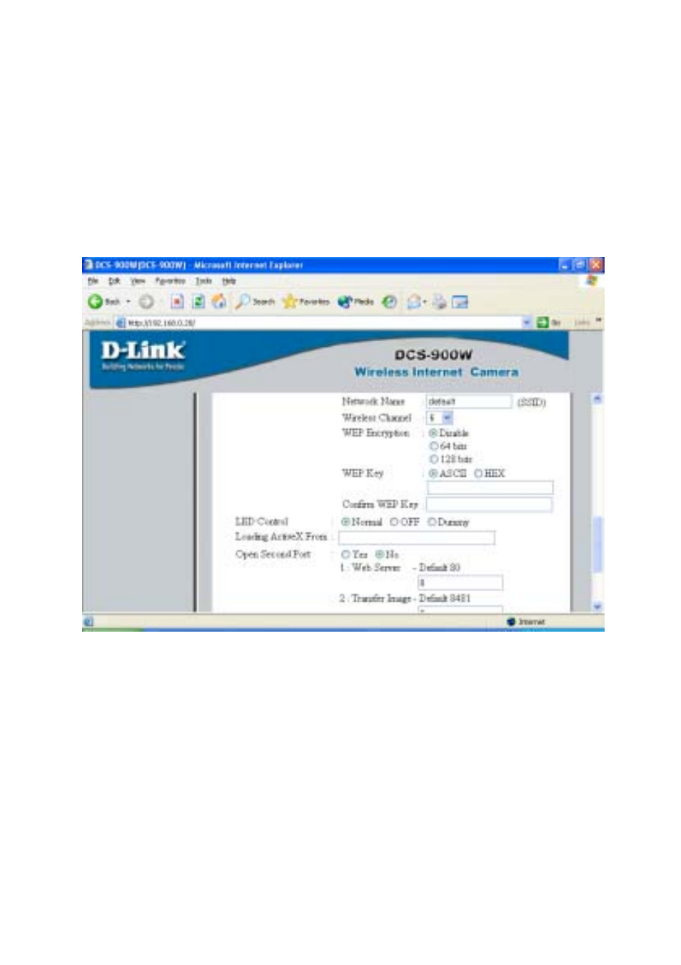 Dcs-900w configuration, Advanced > system | D-Link DCS-900W User Manual | Page 23 / 98