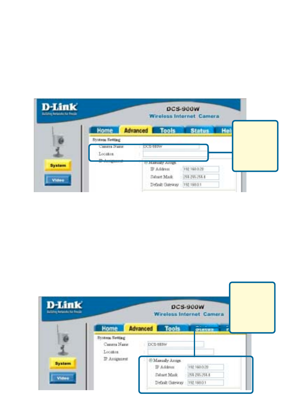 Dcs-900w configuration, Installing the dcs-900w behind a router | D-Link DCS-900W User Manual | Page 28 / 98