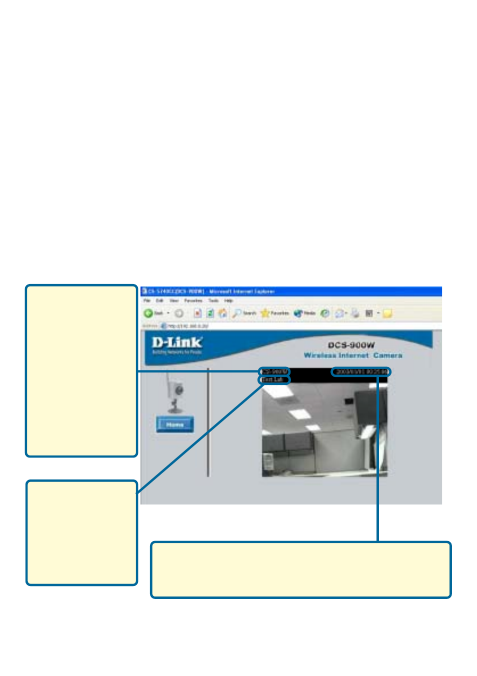 Dcs-900w configuration, Activex, Status | D-Link DCS-900W User Manual | Page 39 / 98