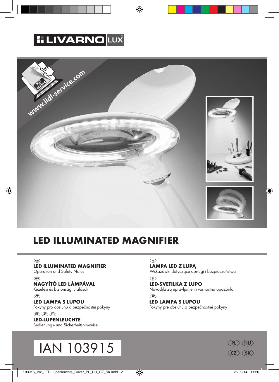 Livarno 103915-14-01-BS User Manual | 26 pages