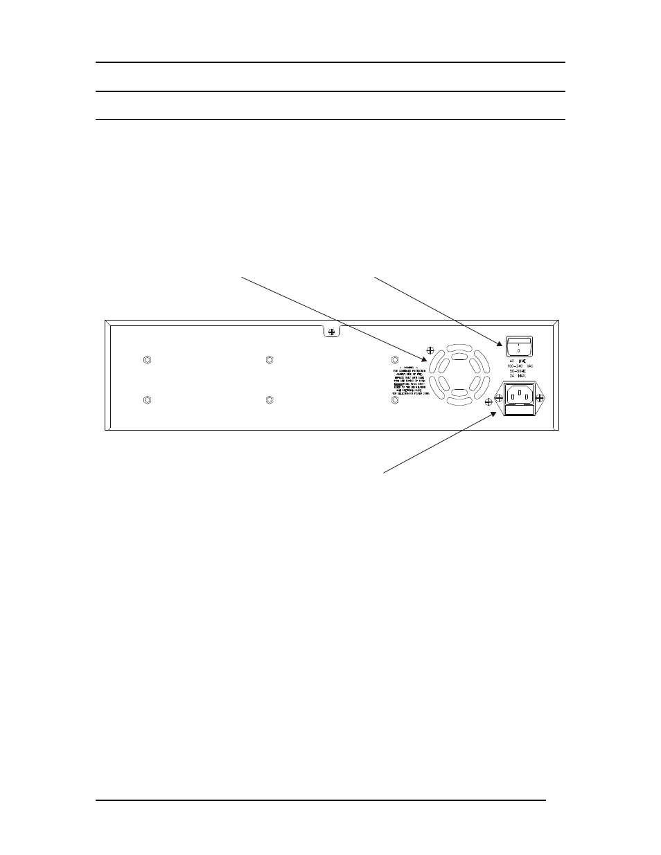 Rear panel | D-Link DES-5024 User Manual | Page 13 / 93