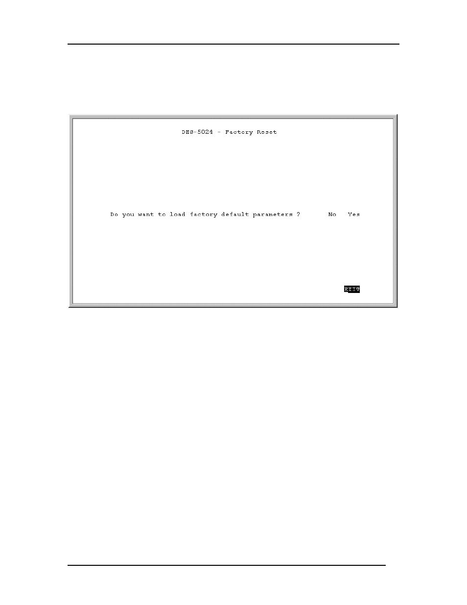 Factory reset | D-Link DES-5024 User Manual | Page 50 / 93