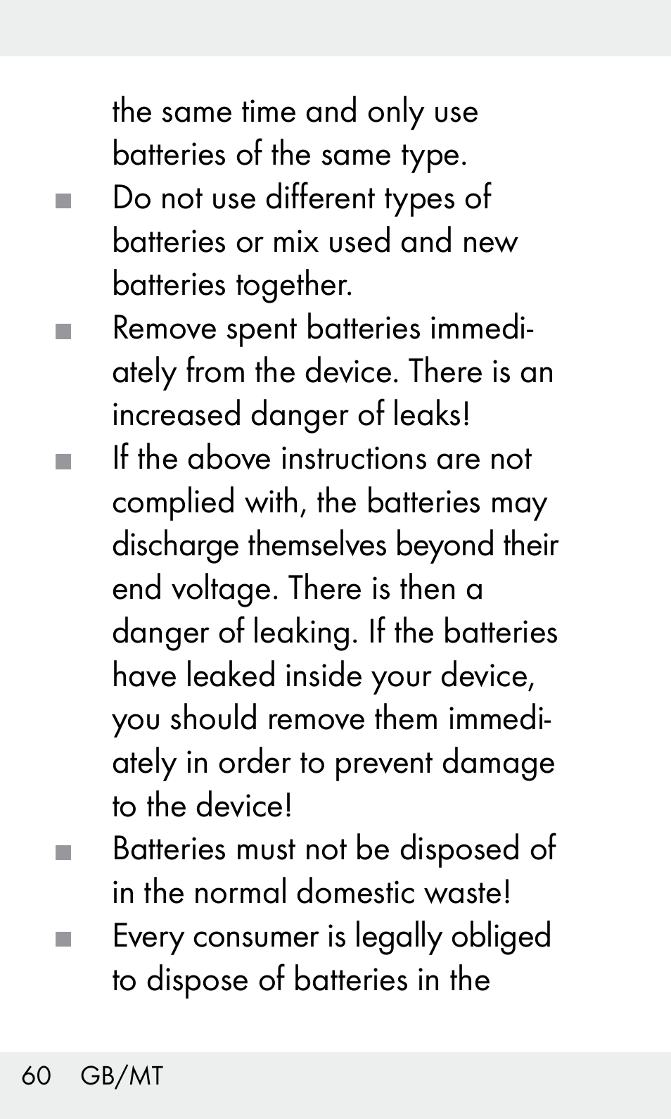 Livarno Z31603 User Manual | Page 60 / 84