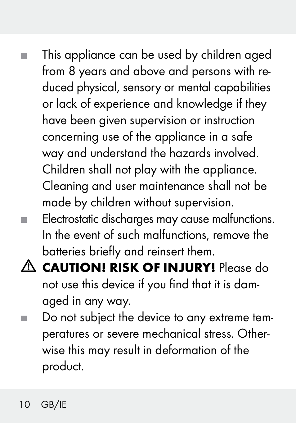 Livarno 103994-14-01/103994-14-02 User Manual | Page 10 / 88