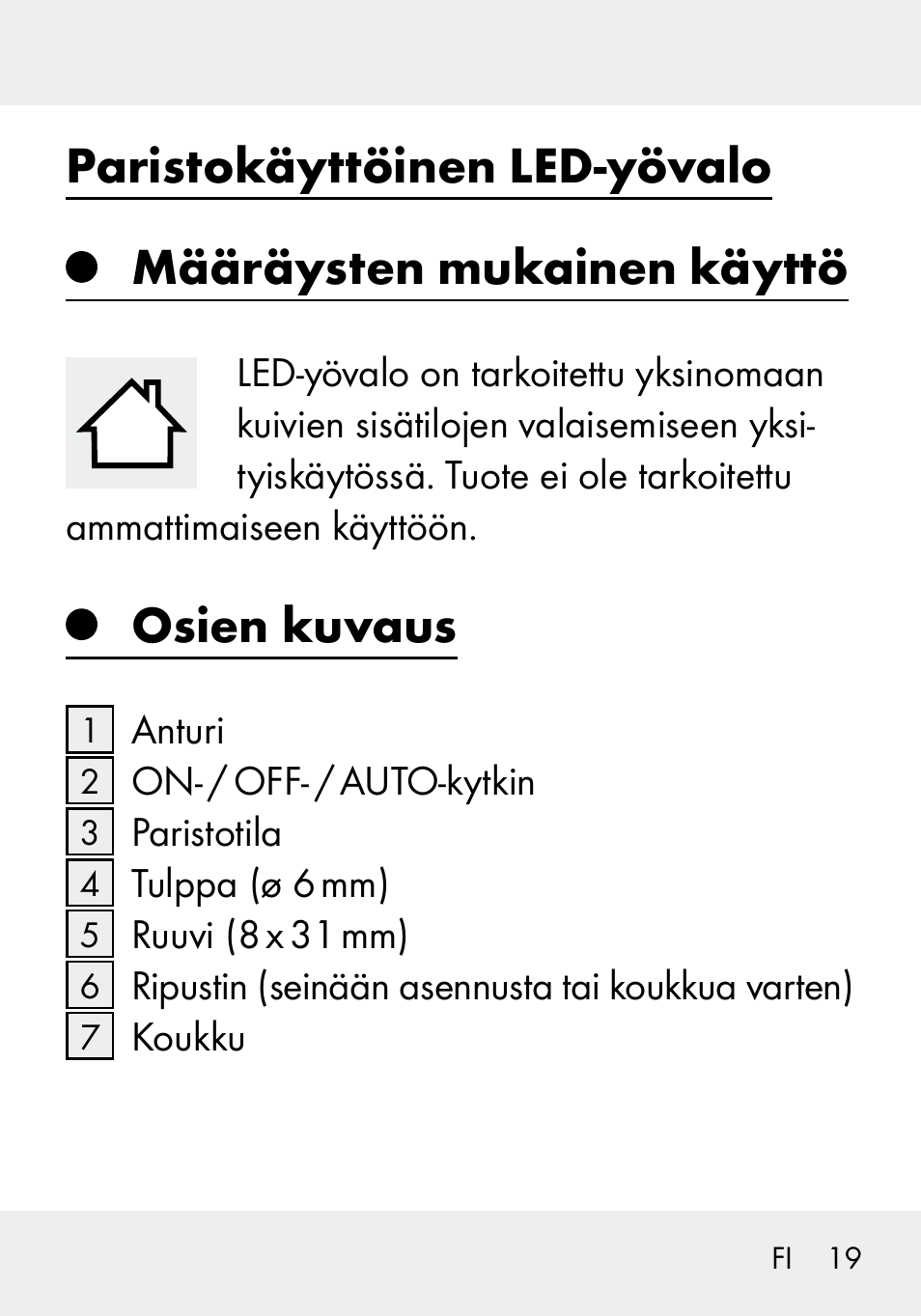 Osien kuvaus | Livarno 103994-14-01/103994-14-02 User Manual | Page 19 / 88