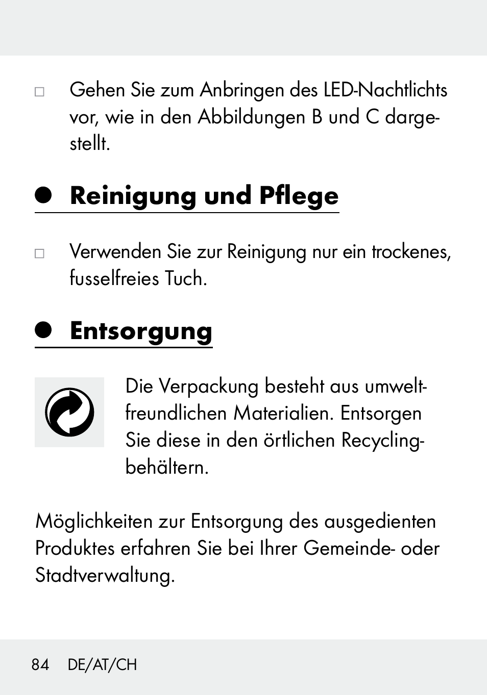 Reinigung und pflege, Entsorgung | Livarno 103994-14-01/103994-14-02 User Manual | Page 84 / 88