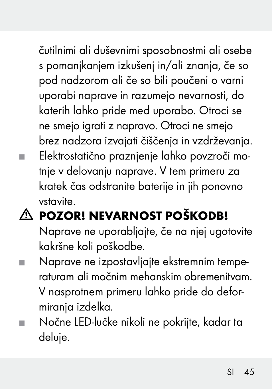 Livarno 103994-14-01/103994-14-02 User Manual | Page 45 / 89