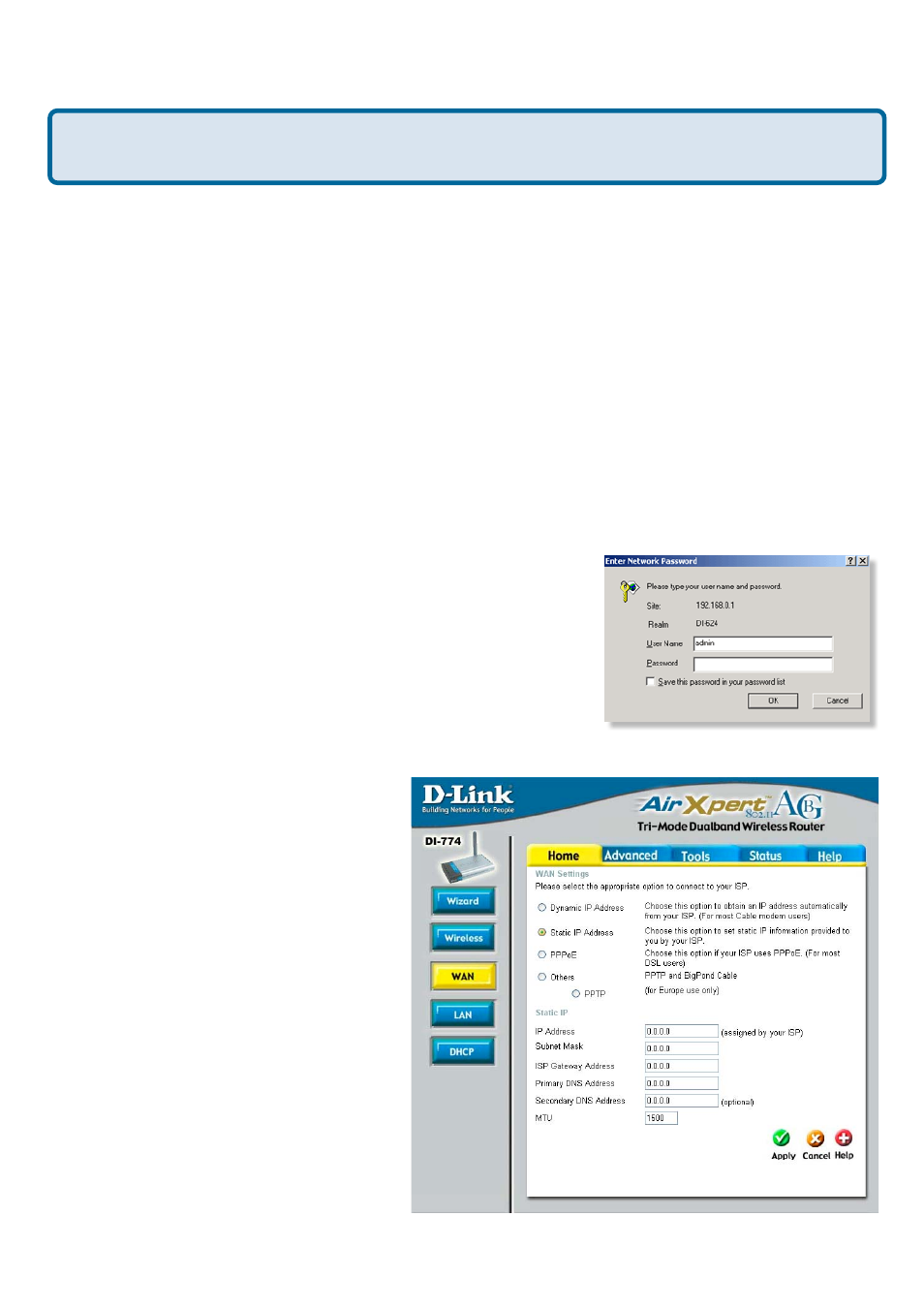 76 frequently asked questions (continued), Static cable connection | D-Link DI-774 User Manual | Page 76 / 98