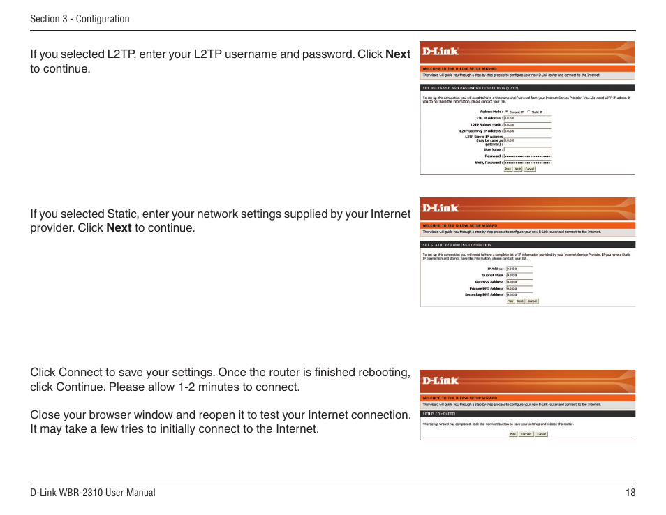 D-Link WBR-2310 User Manual | Page 18 / 78