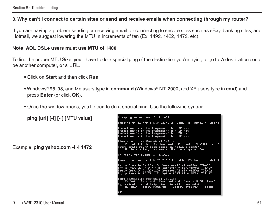 D-Link WBR-2310 User Manual | Page 61 / 78