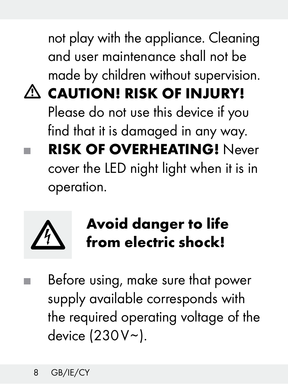 Livarno Z31172..-BS User Manual | Page 8 / 27