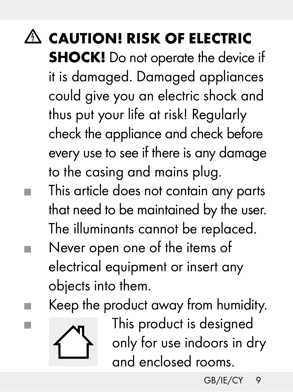 Livarno Z31172..-BS User Manual | Page 9 / 27