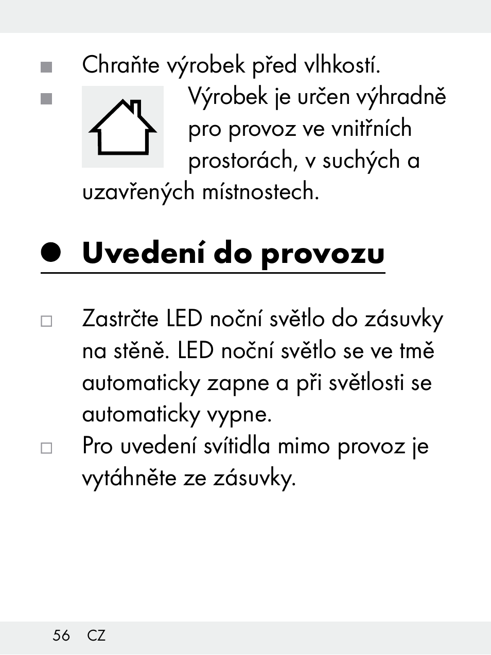 Uvedení do provozu | Livarno Z31172..-BS User Manual | Page 56 / 85