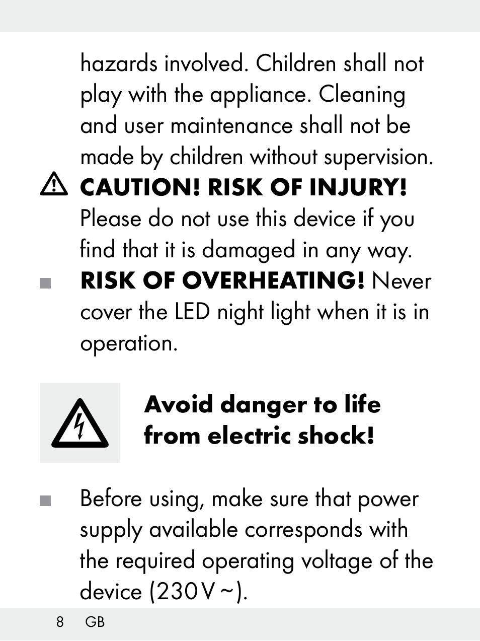 Livarno Z31172..-BS User Manual | Page 8 / 85