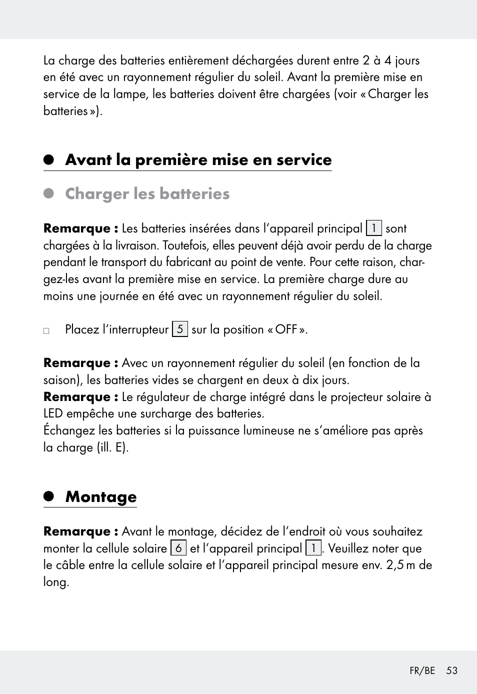 Montage | Livarno Z31999 User Manual | Page 53 / 84