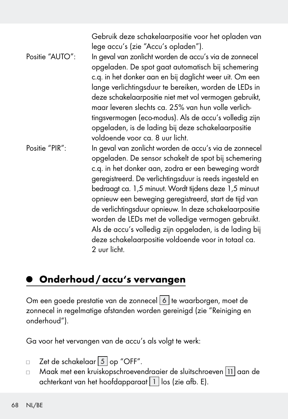 Onderhoud / accu‘s vervangen | Livarno Z31999 User Manual | Page 68 / 84