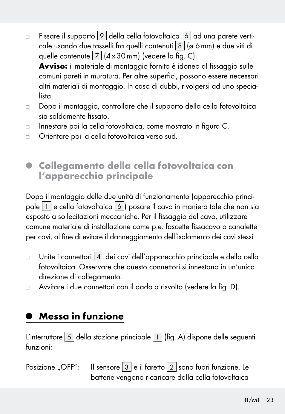 Messa in funzione | Livarno Z31999 User Manual | Page 23 / 63