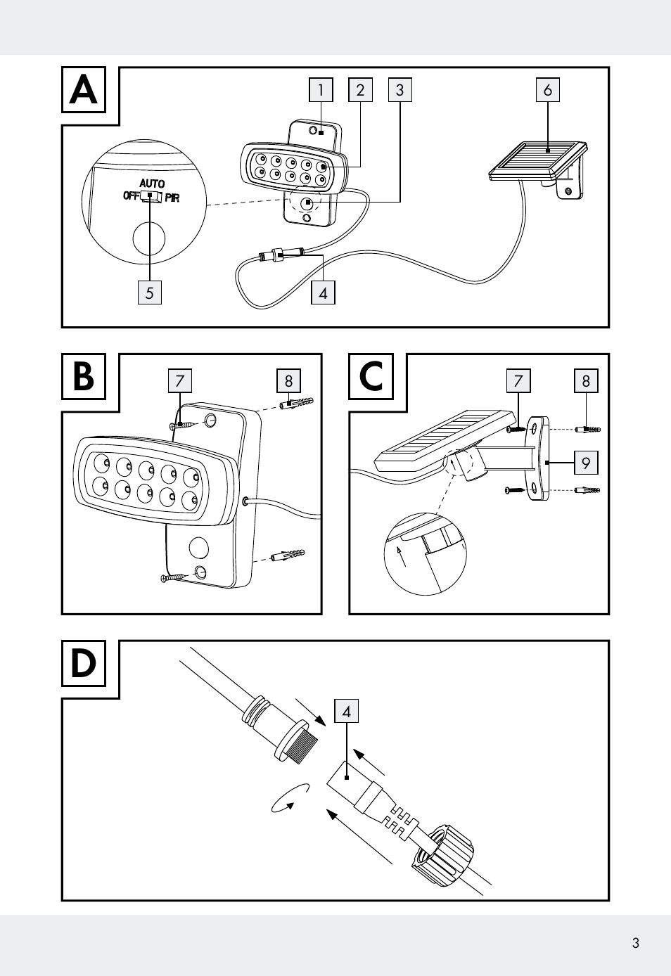 Ab c d | Livarno Z31999 User Manual | Page 3 / 63