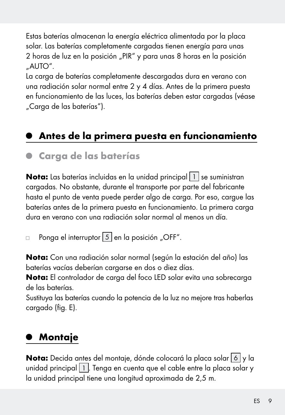 Montaje | Livarno Z31999 User Manual | Page 9 / 63