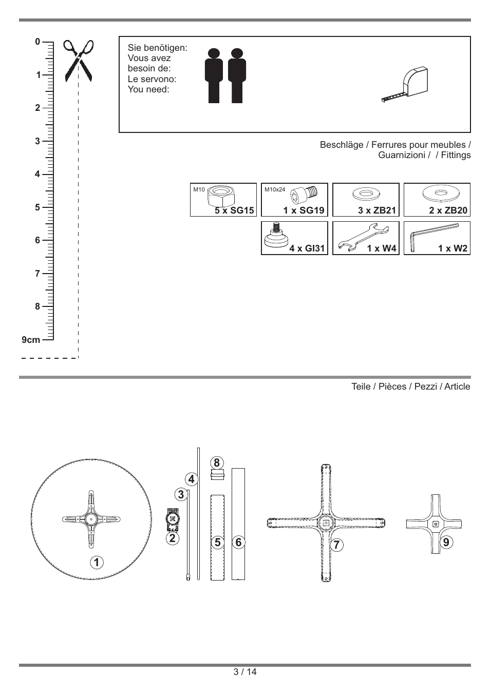 Livarno BISTRO TABLE User Manual | Page 3 / 14