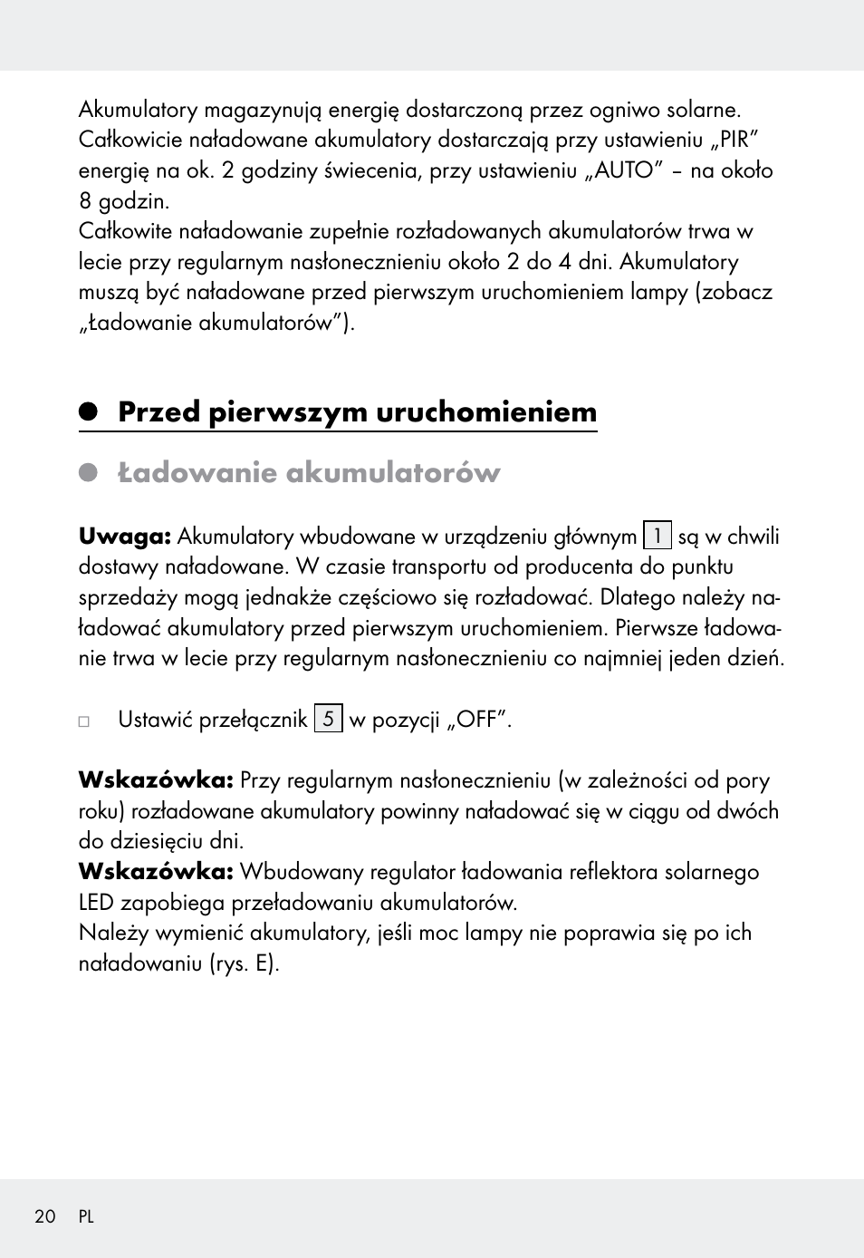 Livarno Z31999 User Manual | Page 20 / 85