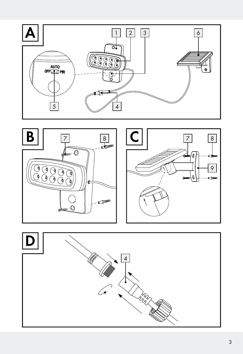 Ab c d | Livarno Z31999 User Manual | Page 3 / 85