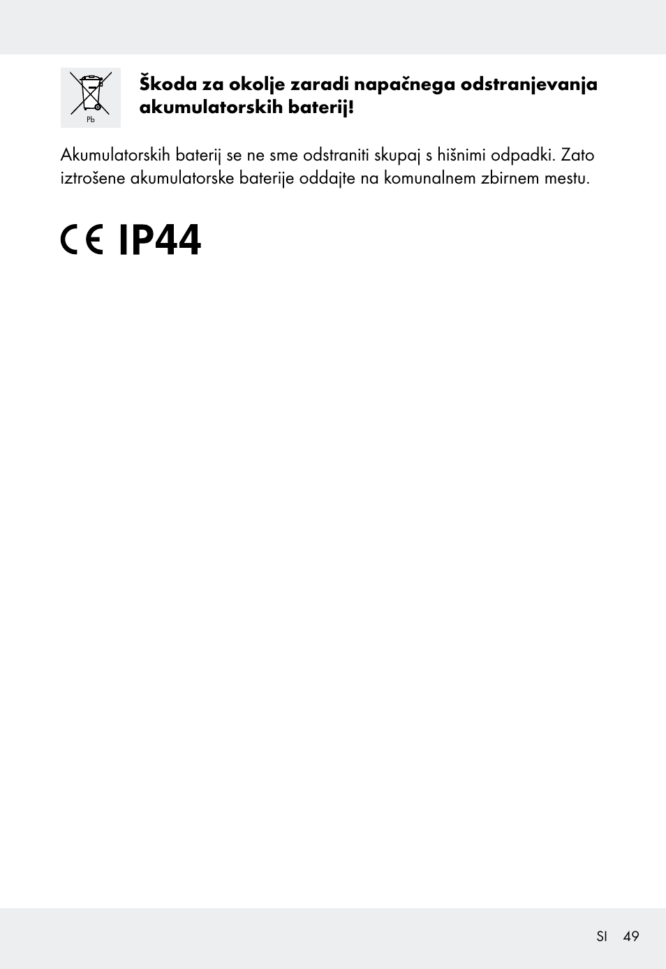 Livarno Z31999 User Manual | Page 49 / 85