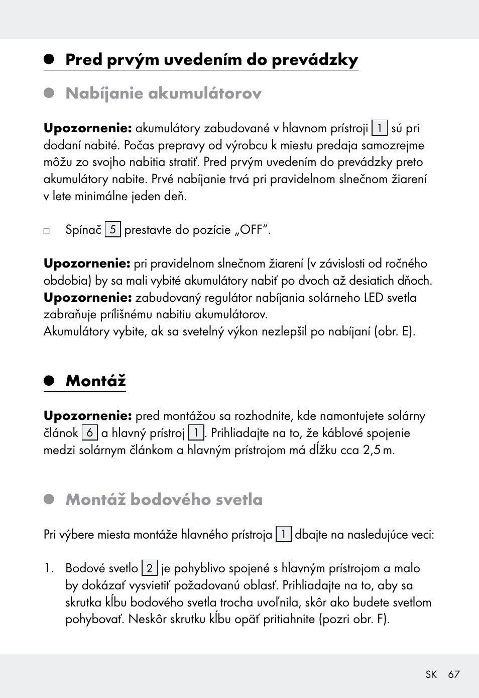 Montáž, Montáž bodového svetla | Livarno Z31999 User Manual | Page 67 / 85