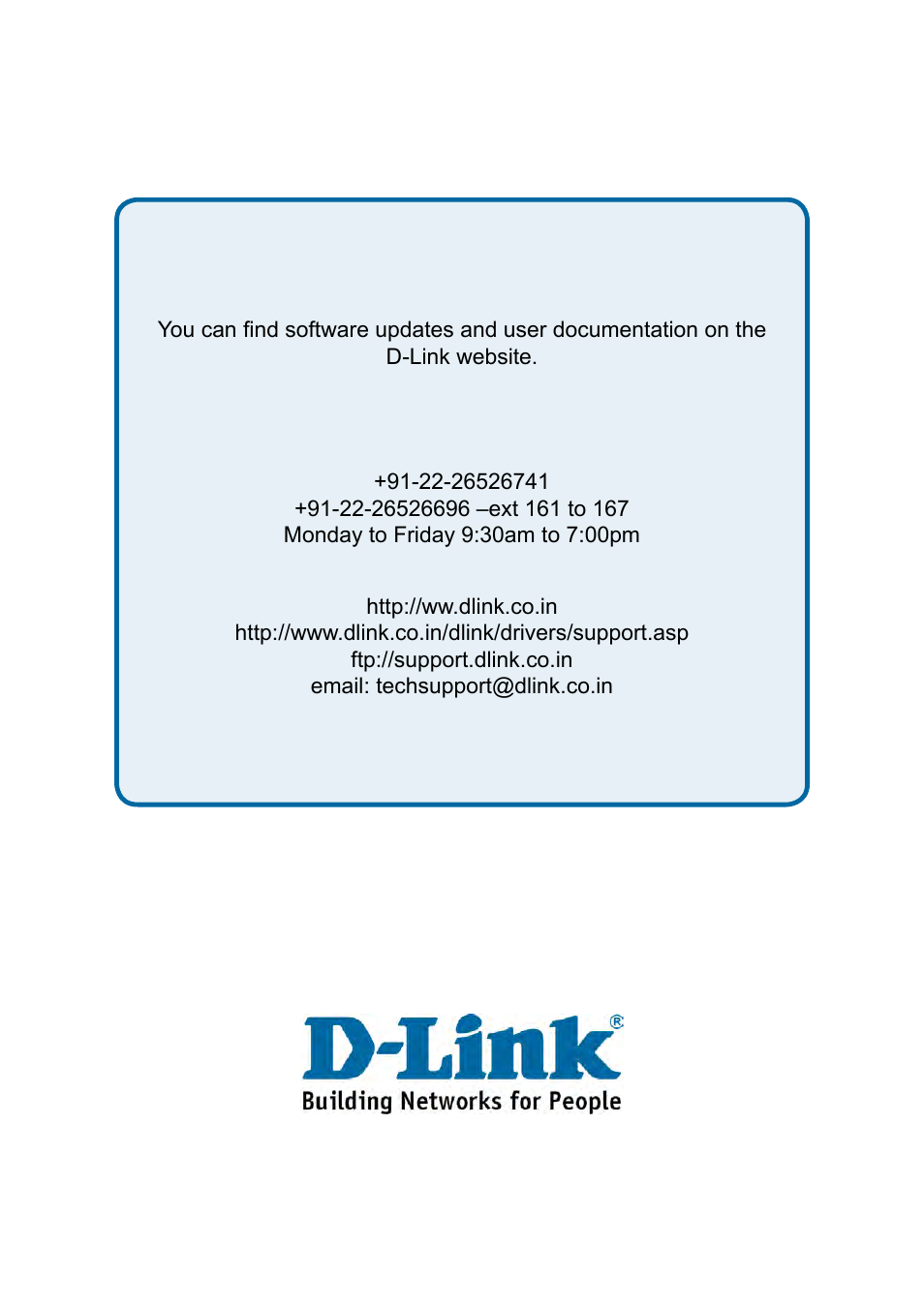 Technical support, Tech support for customers within india | D-Link DES-1228P User Manual | Page 74 / 100