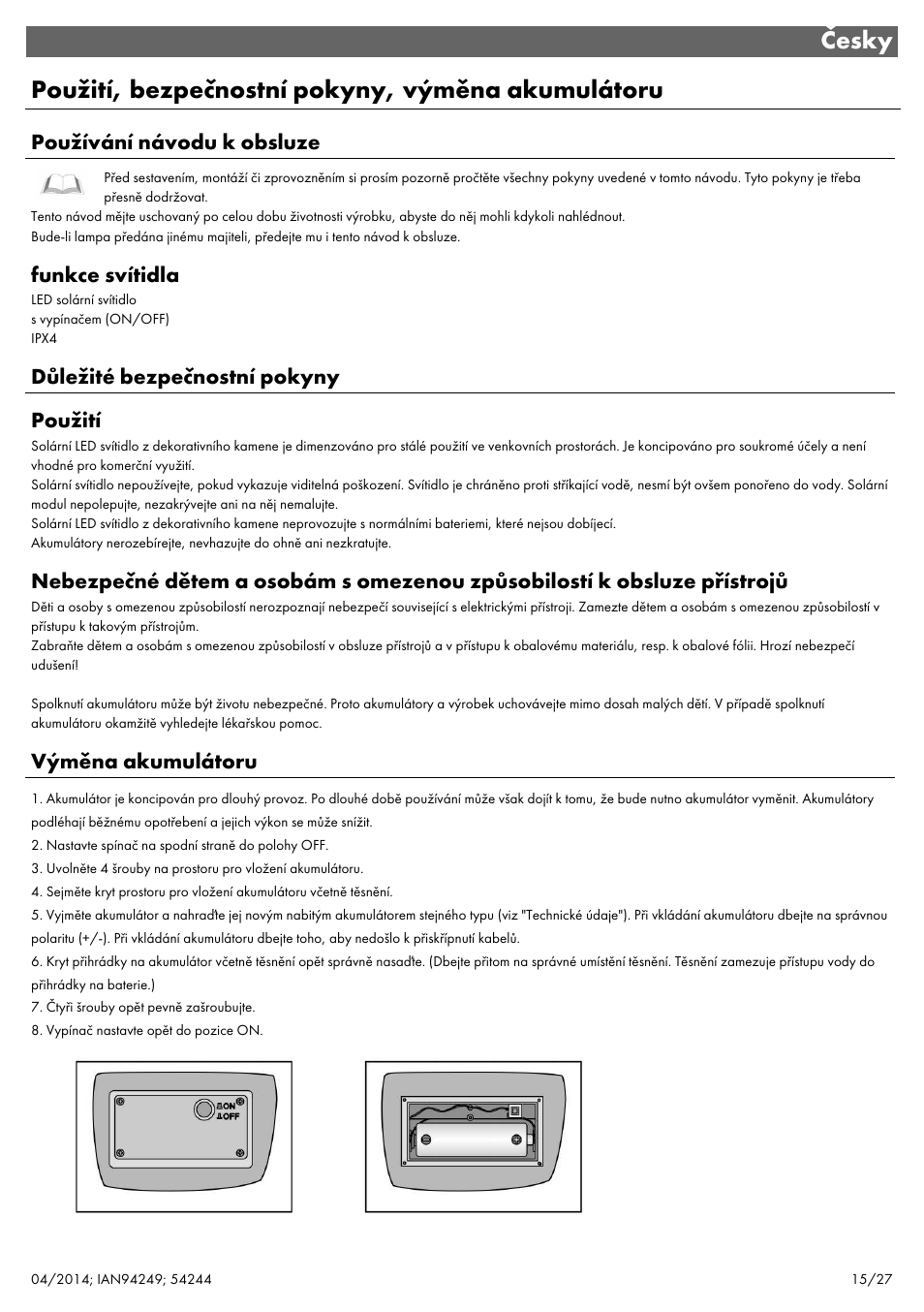 Livarno 6ER SET 54244 User Manual | Page 16 / 30